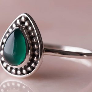 Ring Gemstone Mae 925 sterling zilver Toermalijn Laura Design