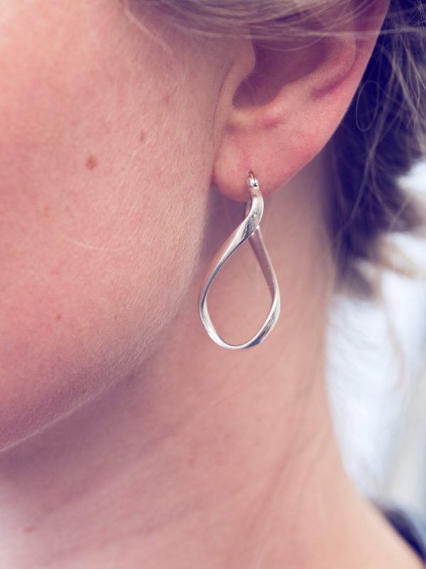 Oorbellen Earring Twist Small 925 sterling zilver Laura Design