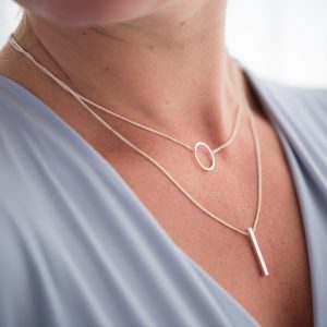 Ketting Necklace Finelie 925 sterling zilver Laura Design