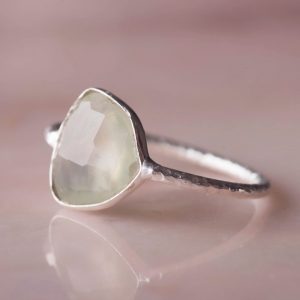 Ring Gemstone Madison 925 sterling zilver Peridot Laura Design