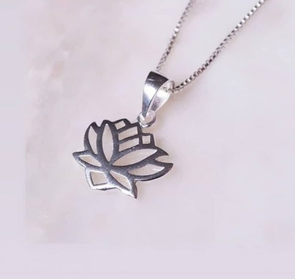 Ketting Necklace Lotus 925 sterling zilver Laura Design