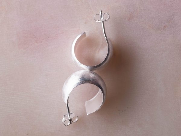Oorbellen Earring Sanny 925 sterling zilver mat Laura Design