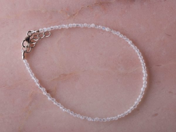 Armband Bracelet Gemstone Rock Crystal 925 sterling zilver Laura Design