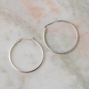 Hoop Earring Monica-925-Sterling-silver-Totall-Laura-Design