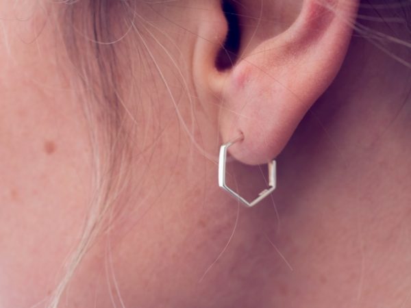 Oorbellen Hoop Earrings Fenna 925 sterling zilver Laura Design