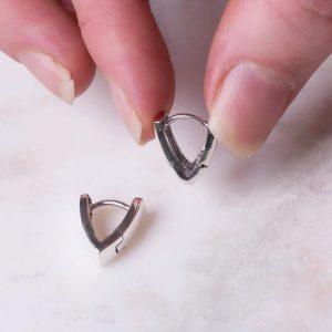 Oorbellen Hoop Earrings Odette 925 sterling zilver Laura Design