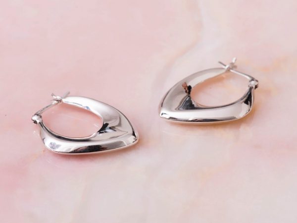 Oorbellen Hoop Earrings Adelin 925 sterling zilver Laura Design