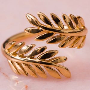 Ring Naturelmente 925 sterling zilver en 18K goud Laura Design