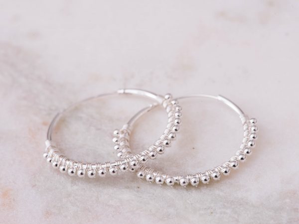 Oorbellen Hoop Earrings Rosita 925 sterling zilver Laura Design