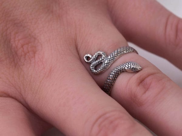 Ring Snake Seleste 925 sterling zilver Laura Design
