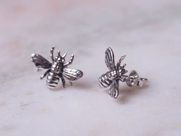 Oorbellen Earstud Bee 925 sterling zilver Laura Design