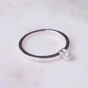Ring Pearl 925 sterling zilver Parel Laura Design