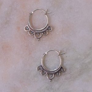 Oorbellen Hoop Earrings Milena 925 sterling zilver Laura Design