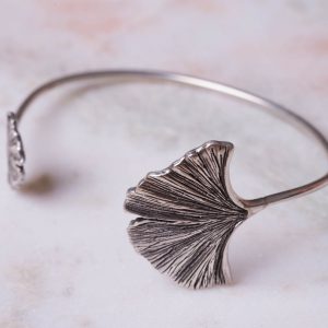 Armband Bracelet Ginkgo Leaf 925 sterling zilver Laura Design