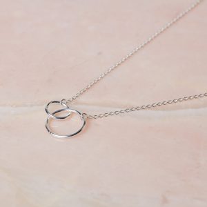 Ketting Necklace Circles 925 sterling zilver Laura Design