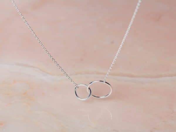 Ketting Necklace Circles 925 sterling zilver Laura Design