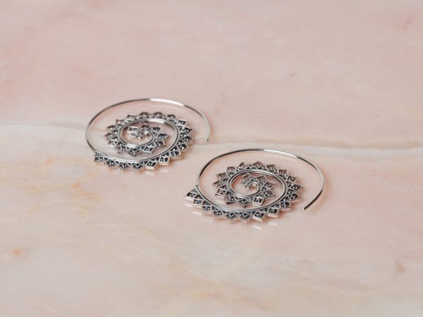 Oorbellen Earring Spirale Layla 925 sterling zilver Laura Design