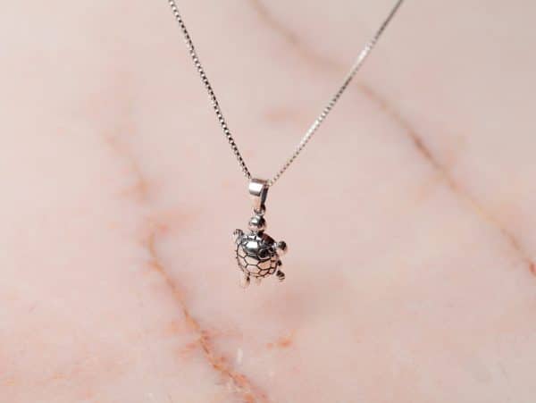 Ketting Necklace Turtle 925 sterling zilver Laura Design