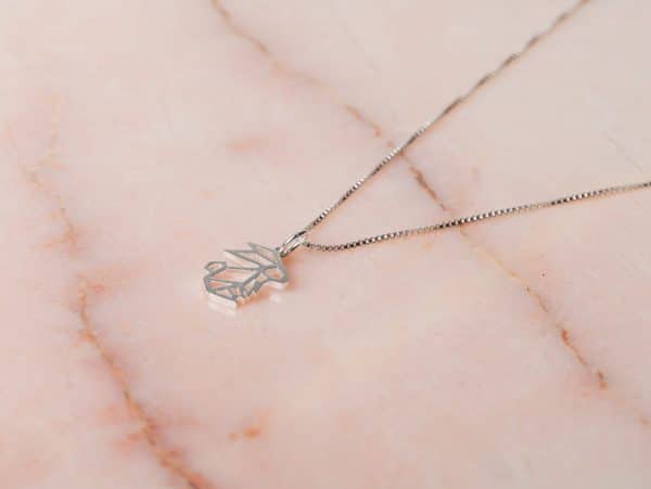 Ketting Necklace Artistic Rabbit 925 sterling zilver Laura Design