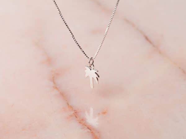 Ketting Necklace Palm Tree 925 sterling zilver Laura Design