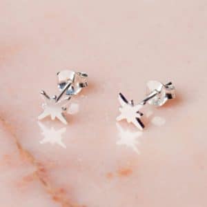 Oorbellen Earstud Star 925 sterling zilver Laura Design