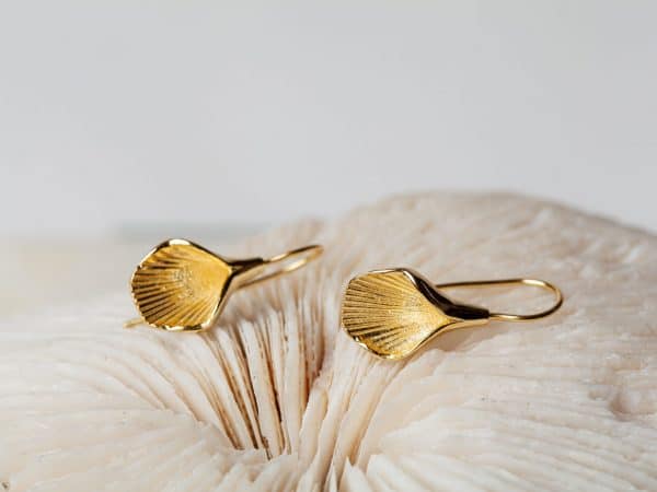 Oorbellen Earring Chalice 925 sterling zilver en 18K goud Laura Design
