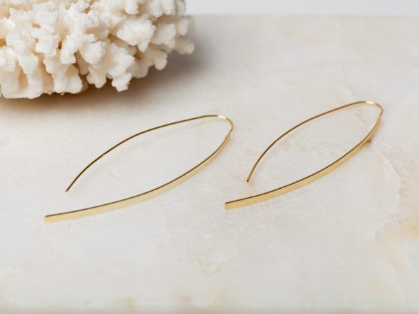Oorbellen Earring Nono 925 sterling zilver en 18K goud Laura Design
