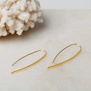 Oorbellen Earring Noah 925 sterling zilver en 18K goud Laura Design