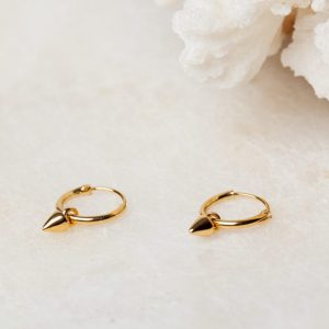 Oorbellen Hoop Earrings Sollance 925 sterling zilver en 18K goud Laura Design