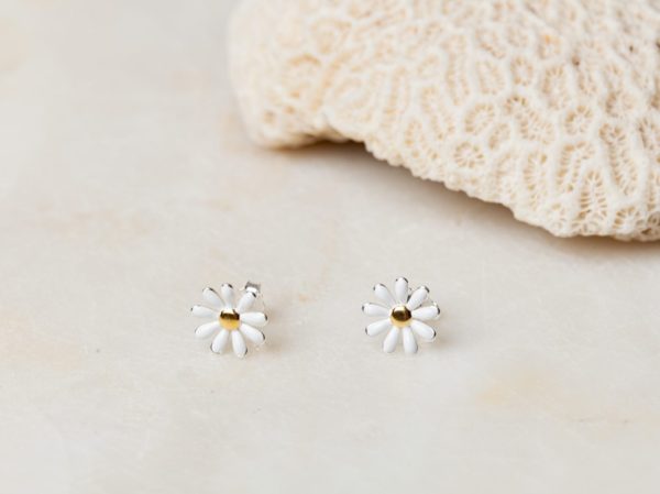 Oorbel Earstud Daisy 925 sterling zilver Laura Design