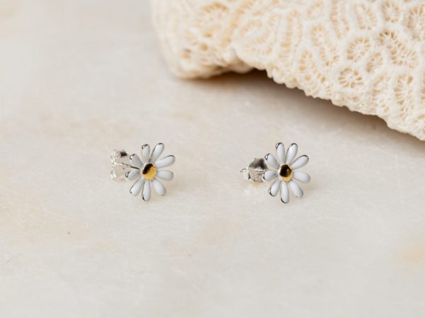 Oorbel Earstud Daisy 925 sterling zilver Laura Design