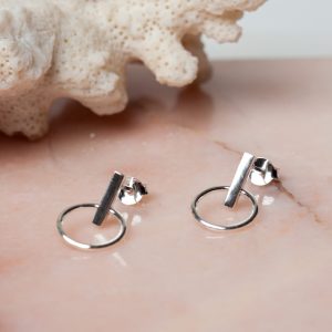 Oorbellen Hoop Earrings Day 925 sterling zilver Laura Design