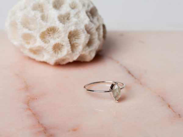 Ring Gemstone Eden 925 sterling zilver Peridot Laura Design
