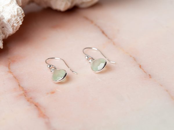 Oorbellen Earring Gemstone Aletta 925 sterling zilver Peridot Laura Design