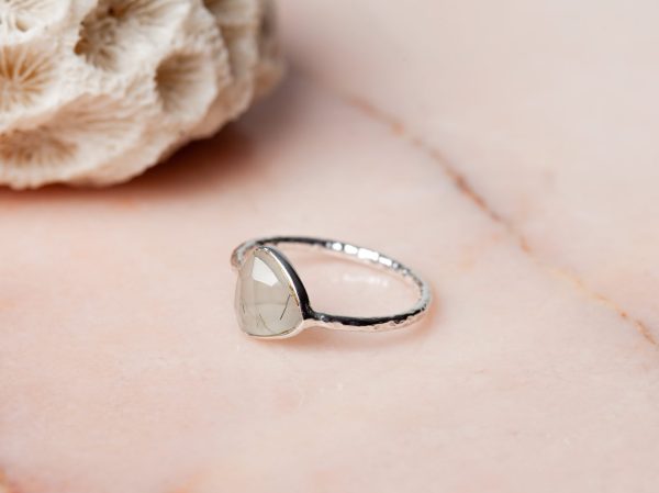Ring Gemstone Madison 925 sterling zilver Maansteen Laura Design