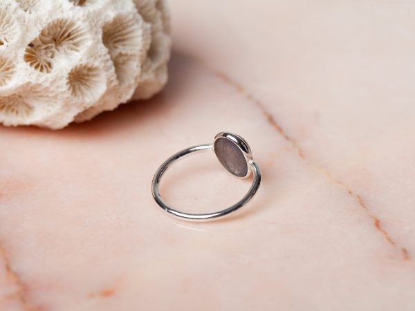 Ring Gemstone Evie 925 sterling zilver Labradoriet Laura Design