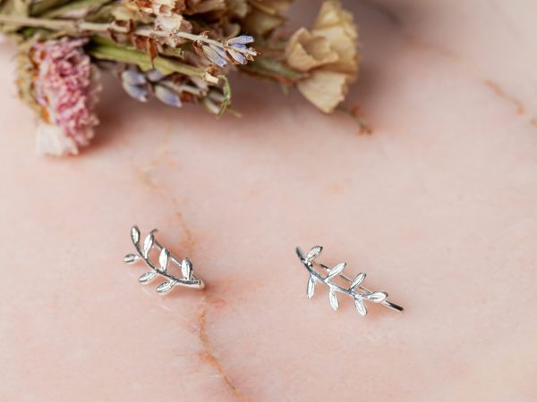 Oorbellen Ear Climber Twig 925 sterling zilver Laura Design