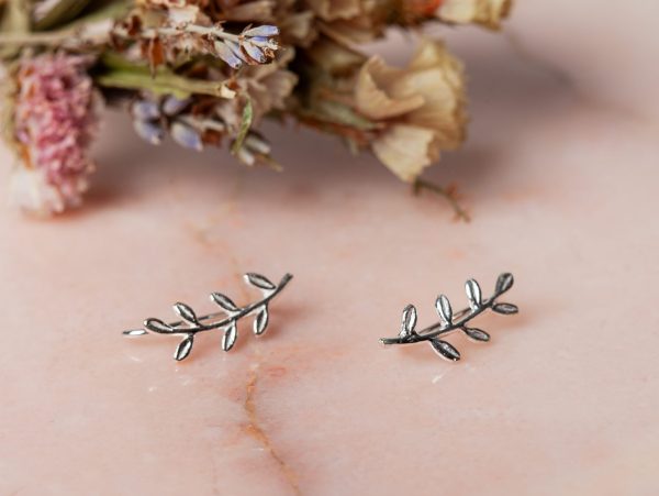 Oorbellen Ear Climber Twig 925 sterling zilver Laura Design