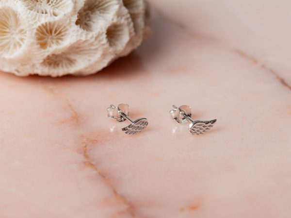 Oorbellen Earstud Little Wing 925 sterling zilver Laura Design