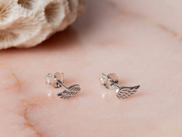 Oorbellen Earstud Little Wing 925 sterling zilver Laura Design