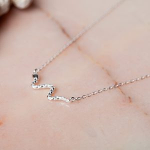 Ketting Necklace Snake 925 sterling zilver Laura Design