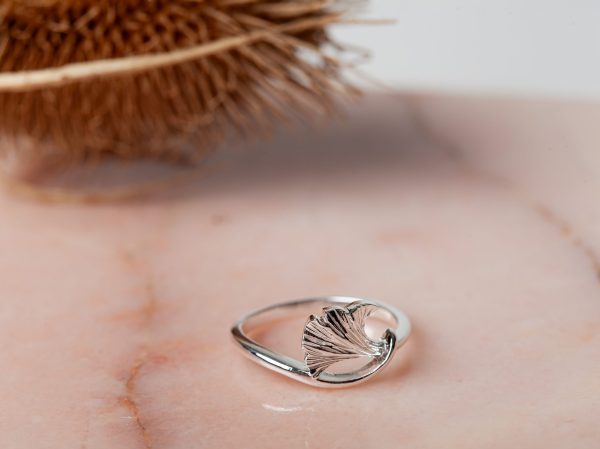 Ring Ginkgo Biloba 925 sterling zilver Laura Design