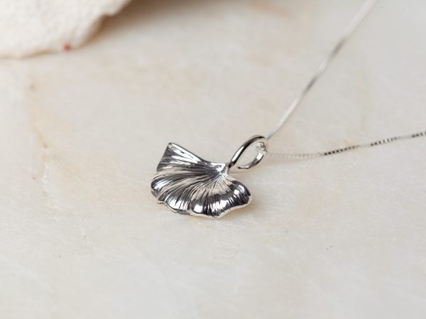 Ketting Necklace Ginkgo Biloba 925 sterling zilver Laura Design