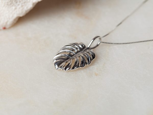 Ketting Necklace Monstera 925 sterling zilver Laura Design