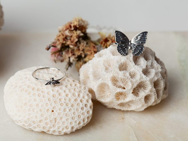 Ring Little Bee & Ring Papillon 925 sterling zilver Laura Design