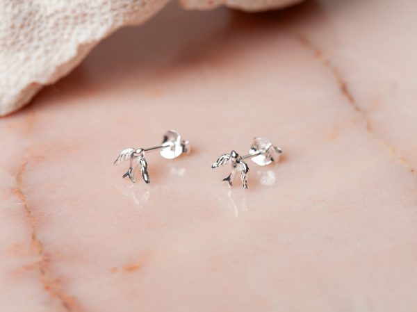 Oorbellen Earstud Swallow 925 sterling zilver Laura Design