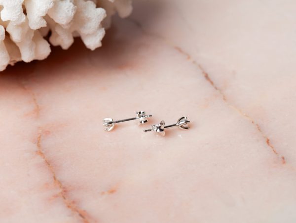 Oorbellen Earstud Pearl Anna 925 sterling zilver zoetwaterparel Laura Design
