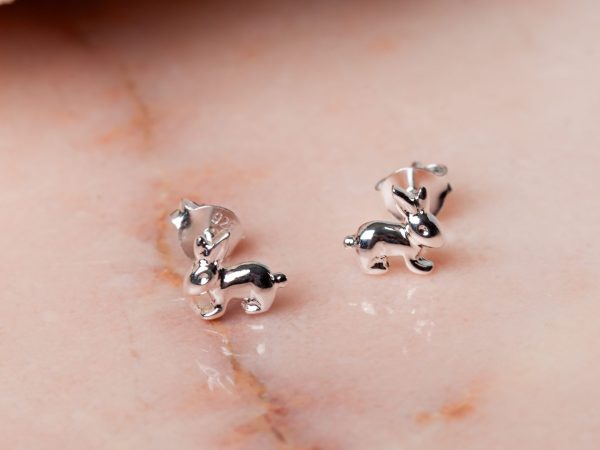 Oorbellen Earstud Bunny 925 sterling zilver Laura Design