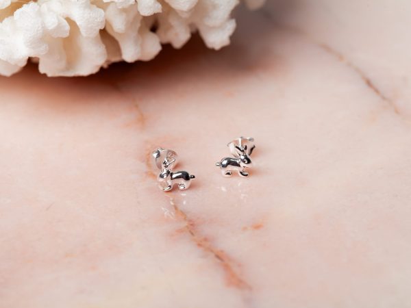 Oorbellen Earstud Bunny 925 sterling zilver Laura Design