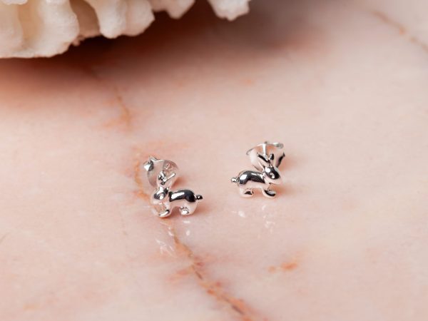 Oorbellen Earstud Bunny 925 sterling zilver Laura Design